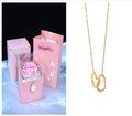 Rotating Rose Jewelry Gift Box with Necklace