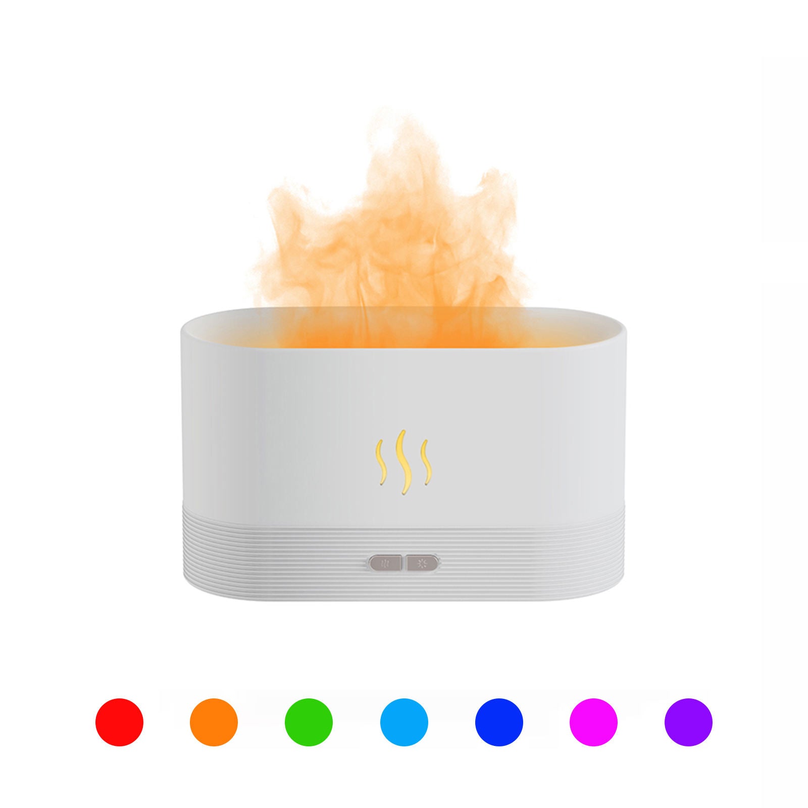 RGB Flame Aroma Diffuser – USB Ultrasonic Humidifier