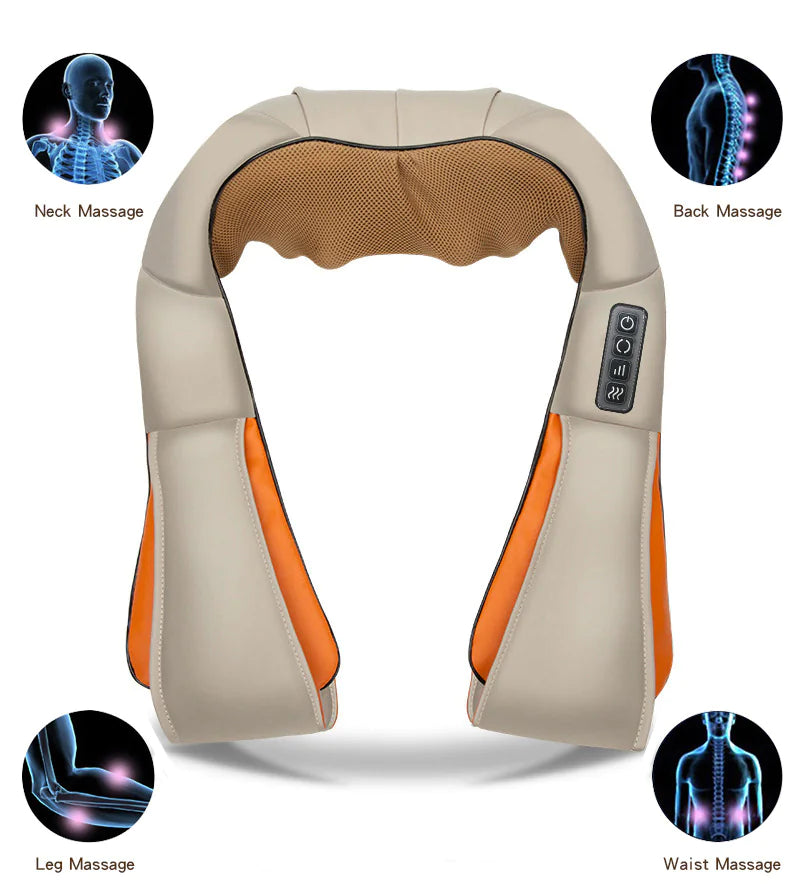 HeatFlow massage device with heat